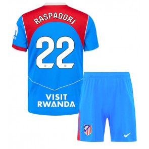 Atletico Madrid Giacomo Raspadori #22 Alternativní dres komplet pro Děti 2025-26 Krátkým Rukávem (+ Krátké kalhoty)
