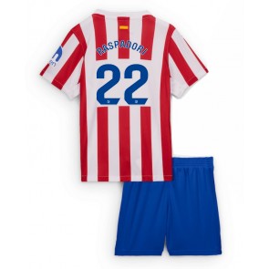 Atletico Madrid Giacomo Raspadori #22 Domácí dres komplet pro Děti 2025-26 Krátkým Rukávem (+ Krátké kalhoty)