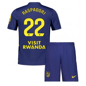 Atletico Madrid Giacomo Raspadori #22 Venkovní dres komplet pro Děti 2025-26 Krátkým Rukávem (+ Krátké kalhoty)