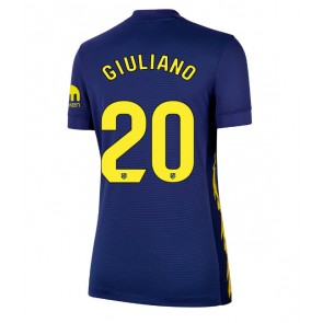 Atletico Madrid Giuliano Simeone #20 Venkovní Dres pro Dámy 2025-26 Krátkým Rukávem Atletico Madrid Giuliano Simeone #20 Venkovní Dres pro Dámy 2025-26 Krátkým Rukávem