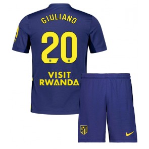 Atletico Madrid Giuliano Simeone #20 Venkovní dres komplet pro Děti 2025-26 Krátkým Rukávem (+ Krátké kalhoty)