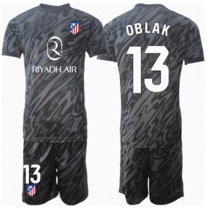 Atletico Madrid Jan Oblak #13 Brankář Domácí dres komplet pro Děti 2024-25 Krátkým Rukávem (+ Krátké kalhoty)