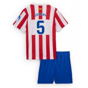 Atletico Madrid Johnny Cardoso #5 Domácí dres komplet pro Děti 2025-26 Krátkým Rukávem (+ Krátké kalhoty)