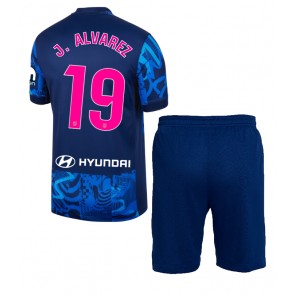 Atletico Madrid Julian Alvarez #19 Alternativní dres komplet pro Děti 2024-25 Krátkým Rukávem (+ Krátké kalhoty)