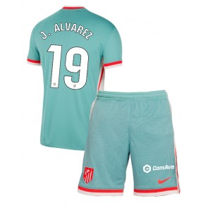 Atletico Madrid Julian Alvarez #19 Venkovní dres komplet pro Děti 2024-25 Krátkým Rukávem (+ Krátké kalhoty)