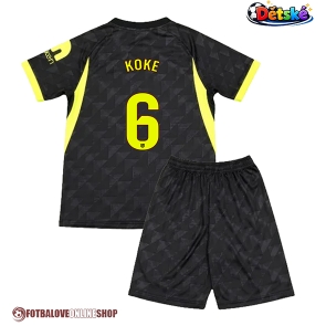 Atletico Madrid Koke #6 Venkovní dres komplet pro Děti 2026-27 Krátkým Rukávem (+ Krátké kalhoty)