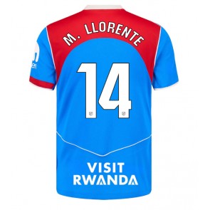 Atletico Madrid Marcos Llorente #14 Alternativní Dres 2025-26 Krátkým Rukávem Atletico Madrid Marcos Llorente #14 Alternativní Dres 2025-26 Krátkým Rukávem