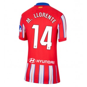 Atletico Madrid Marcos Llorente #14 Domácí Dres pro Dámy 2024-25 Krátkým Rukávem