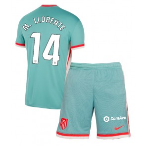 Atletico Madrid Marcos Llorente #14 Venkovní dres komplet pro Děti 2024-25 Krátkým Rukávem (+ Krátké kalhoty)