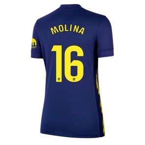 Atletico Madrid Nahuel Molina #16 Venkovní Dres pro Dámy 2025-26 Krátkým Rukávem Atletico Madrid Nahuel Molina #16 Venkovní Dres pro Dámy 2025-26 Krátkým Rukávem