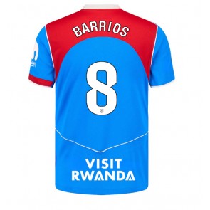 Atletico Madrid Pablo Barrios #8 Alternativní Dres 2025-26 Krátkým Rukávem Atletico Madrid Pablo Barrios #8 Alternativní Dres 2025-26 Krátkým Rukávem