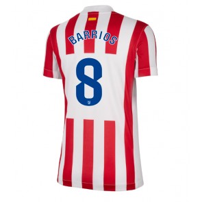 Atletico Madrid Pablo Barrios #8 Domácí Dres pro Dámy 2025-26 Krátkým Rukávem Atletico Madrid Pablo Barrios #8 Domácí Dres pro Dámy 2025-26 Krátkým Rukávem