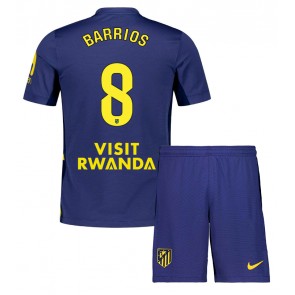 Atletico Madrid Pablo Barrios #8 Venkovní dres komplet pro Děti 2025-26 Krátkým Rukávem (+ Krátké kalhoty)