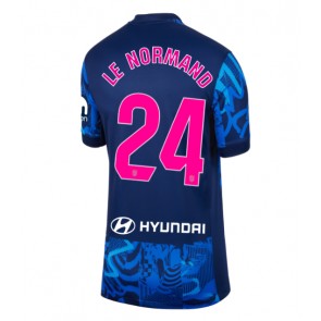 Atletico Madrid Robin Le Normand #24 Alternativní Dres pro Dámy 2024-25 Krátkým Rukávem