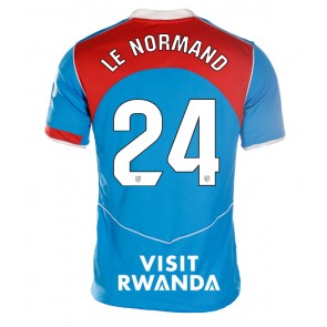 Atletico Madrid Robin Le Normand #24 Alternativní Dres pro Dámy 2025-26 Krátkým Rukávem Atletico Madrid Robin Le Normand #24 Alternativní Dres pro Dámy 2025-26 Krátkým Rukávem