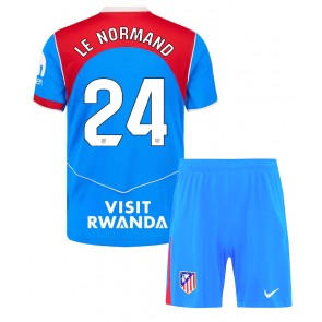 Atletico Madrid Robin Le Normand #24 Alternativní dres komplet pro Děti 2025-26 Krátkým Rukávem (+ Krátké kalhoty) Atletico Madrid Robin Le Normand #24 Alternativní dres komplet pro Děti 2025-26 Krátkým Rukávem (+ Krátké kalhoty)