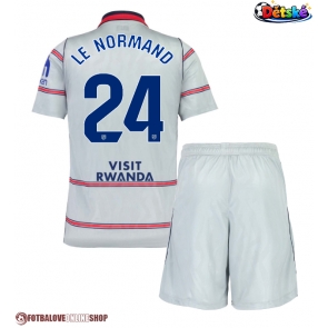 Atletico Madrid Robin Le Normand #24 Alternativní dres komplet pro Děti 2026-27 Krátkým Rukávem (+ Krátké kalhoty)