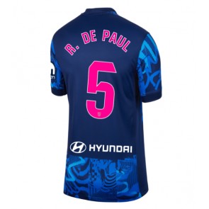Atletico Madrid Rodrigo De Paul #5 Alternativní Dres pro Dámy 2024-25 Krátkým Rukávem
