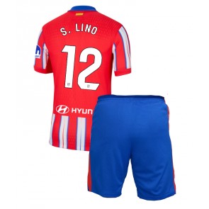 Atletico Madrid Samuel Lino #12 Domácí dres komplet pro Děti 2024-25 Krátkým Rukávem (+ Krátké kalhoty)