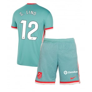 Atletico Madrid Samuel Lino #12 Venkovní dres komplet pro Děti 2024-25 Krátkým Rukávem (+ Krátké kalhoty)