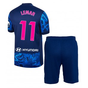 Atletico Madrid Thomas Lemar #11 Alternativní dres komplet pro Děti 2024-25 Krátkým Rukávem (+ Krátké kalhoty)