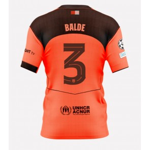 Barcelona Alejandro Balde #3 Alternativní Dres 2025-26 Krátkým Rukávem