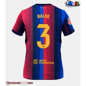 Barcelona Alejandro Balde #3 Domácí Dres 2026-27 Krátkým Rukávem
