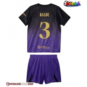 Barcelona Alejandro Balde #3 Venkovní dres komplet pro Děti 2026-27 Krátkým Rukávem (+ Krátké kalhoty)