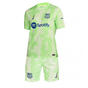 Barcelona Alternativní dres komplet pro Děti 2024-25 Krátkým Rukávem (+ Krátké kalhoty)