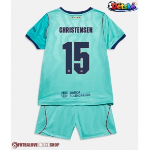 Barcelona Andreas Christensen #15 Alternativní dres komplet pro Děti 2026-27 Krátkým Rukávem (+ Krátké kalhoty)