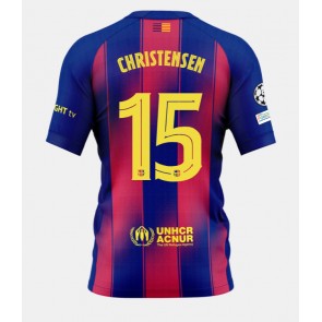 Barcelona Andreas Christensen #15 Domácí Dres 2025-26 Krátkým Rukávem Barcelona Andreas Christensen #15 Domácí Dres 2025-26 Krátkým Rukávem
