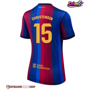 Barcelona Andreas Christensen #15 Domácí Dres pro Dámy 2026-27 Krátkým Rukávem