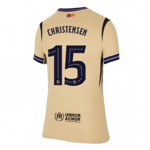 Barcelona Andreas Christensen #15 Venkovní Dres pro Dámy 2025-26 Krátkým Rukávem