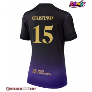 Barcelona Andreas Christensen #15 Venkovní Dres pro Dámy 2026-27 Krátkým Rukávem