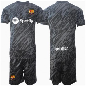 Barcelona Brankář Alternativní dres komplet pro Děti 2024-25 Krátkým Rukávem (+ Krátké kalhoty)