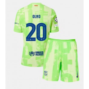 Barcelona Dani Olmo #20 Alternativní dres komplet pro Děti 2024-25 Krátkým Rukávem (+ Krátké kalhoty)