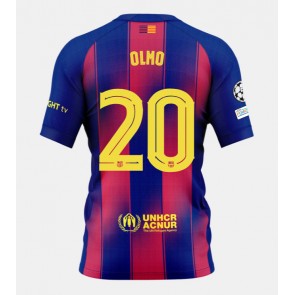 Barcelona Dani Olmo #20 Domácí Dres 2025-26 Krátkým Rukávem