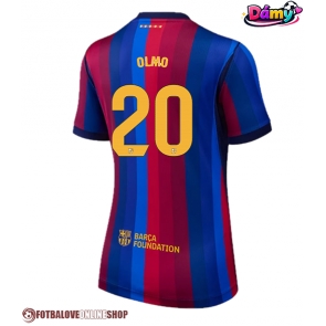 Barcelona Dani Olmo #20 Domácí Dres pro Dámy 2026-27 Krátkým Rukávem
