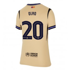 Barcelona Dani Olmo #20 Venkovní Dres pro Dámy 2025-26 Krátkým Rukávem