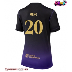 Barcelona Dani Olmo #20 Venkovní Dres pro Dámy 2026-27 Krátkým Rukávem
