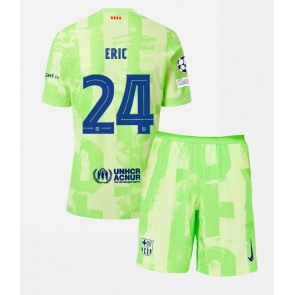 Barcelona Eric Garcia #24 Alternativní dres komplet pro Děti 2024-25 Krátkým Rukávem (+ Krátké kalhoty)