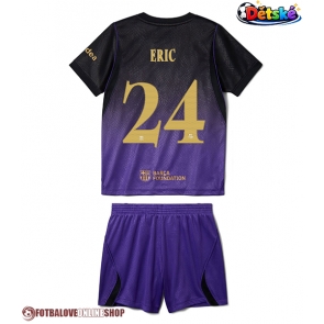 Barcelona Eric Garcia #24 Venkovní dres komplet pro Děti 2026-27 Krátkým Rukávem (+ Krátké kalhoty)