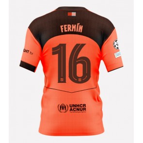Barcelona Fermin Lopez #16 Alternativní Dres 2025-26 Krátkým Rukávem
