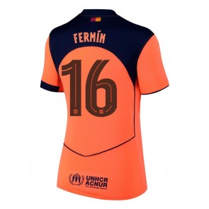 Barcelona Fermin Lopez #16 Alternativní Dres pro Dámy 2025-26 Krátkým Rukávem