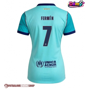 Barcelona Fermin Lopez #7 Alternativní Dres pro Dámy 2026-27 Krátkým Rukávem