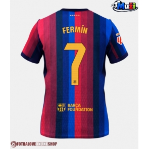 Barcelona Fermin Lopez #7 Domácí Dres 2026-27 Krátkým Rukávem