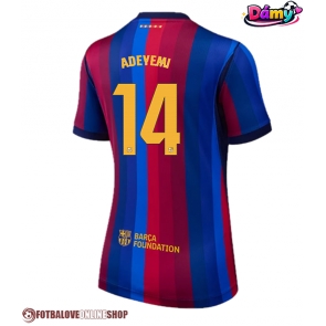Barcelona Karim Adeyemi #14 Domácí Dres pro Dámy 2026-27 Krátkým Rukávem