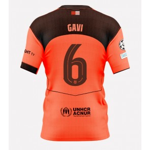 Barcelona Paez Gavi #6 Alternativní Dres 2025-26 Krátkým Rukávem