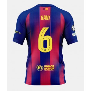 Barcelona Paez Gavi #6 Domácí Dres 2025-26 Krátkým Rukávem