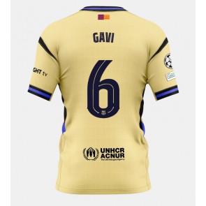 Barcelona Paez Gavi #6 Venkovní Dres 2025-26 Krátkým Rukávem Barcelona Paez Gavi #6 Venkovní Dres 2025-26 Krátkým Rukávem